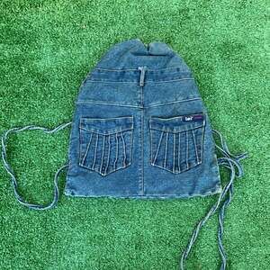 Lei vintage Women Stonewashedg Denim Jeans Cute  Backpack Bag